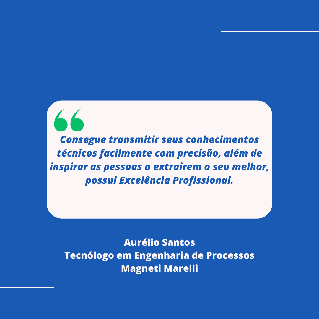 Depoimento de clientes AMP do Brasil: Aurélio Santos, Técnologo em Engenharia de Processos da Magneti Marelli